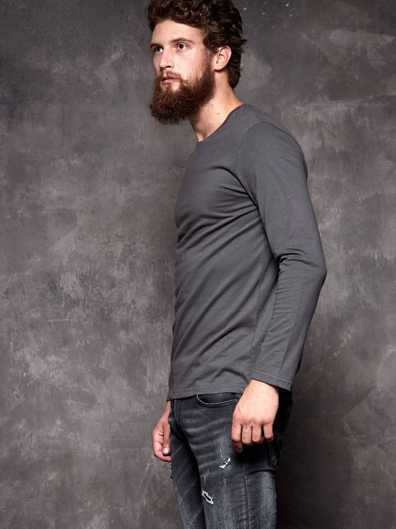 Men's Knitted Long Sleeve T-Shirt