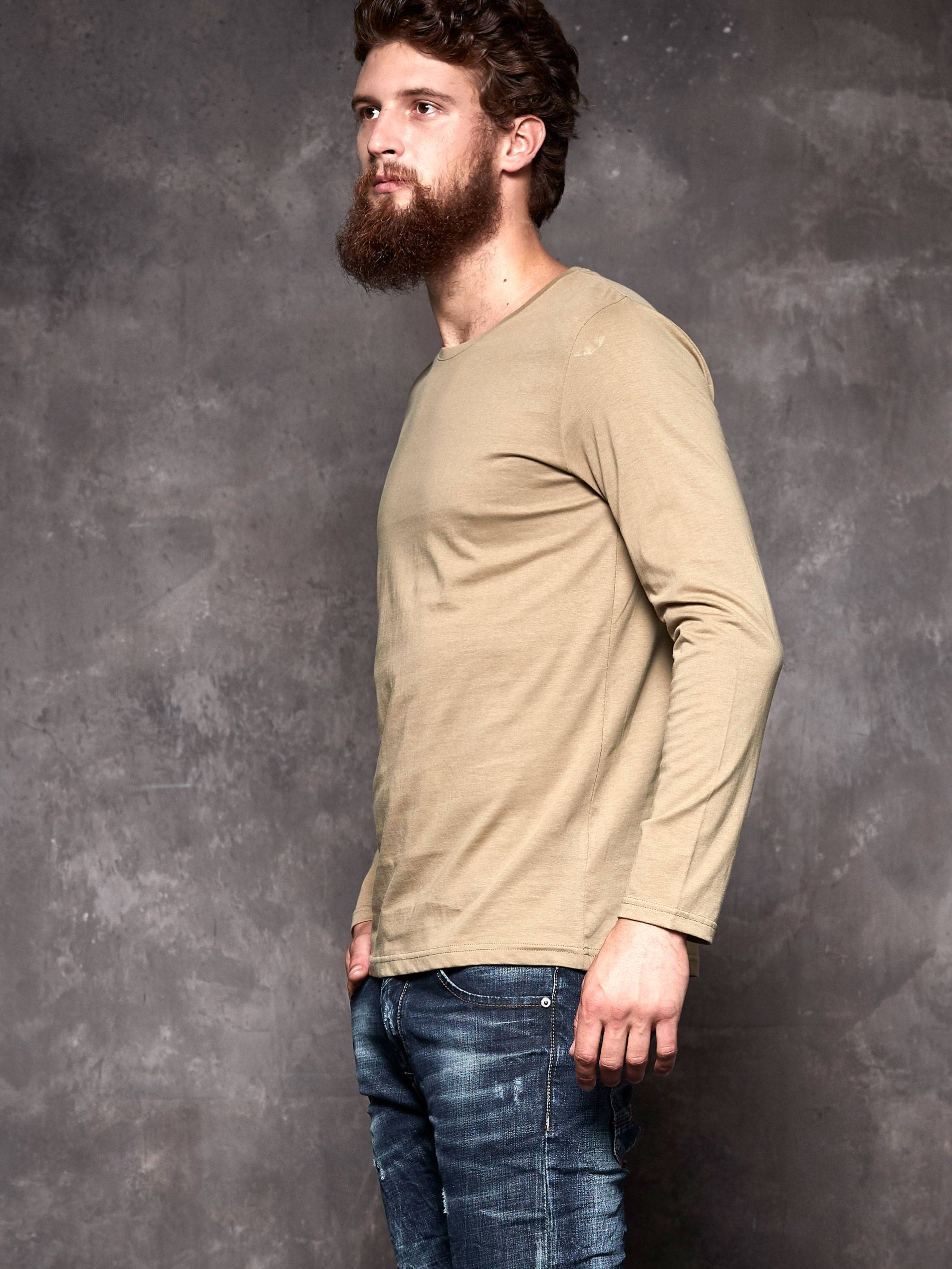 Mens Long Sleeve Knit Shirts Knitted Shirt Sleeve Long Men Shirts | Venzero