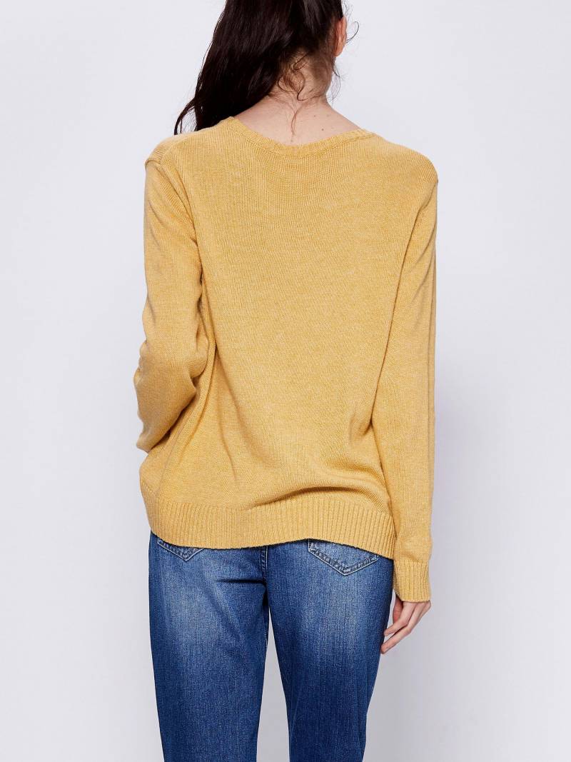 Women's Knitted Long Sleeve Sweater