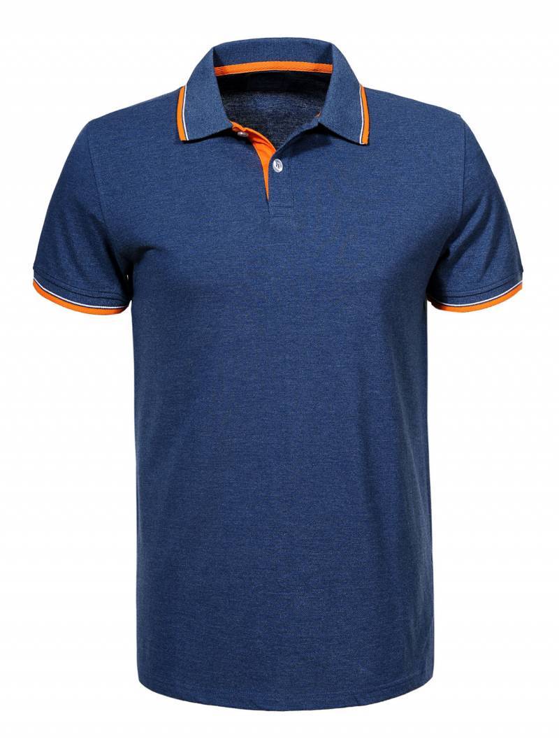Men's Knitted Short Sleeve Polo Shirt