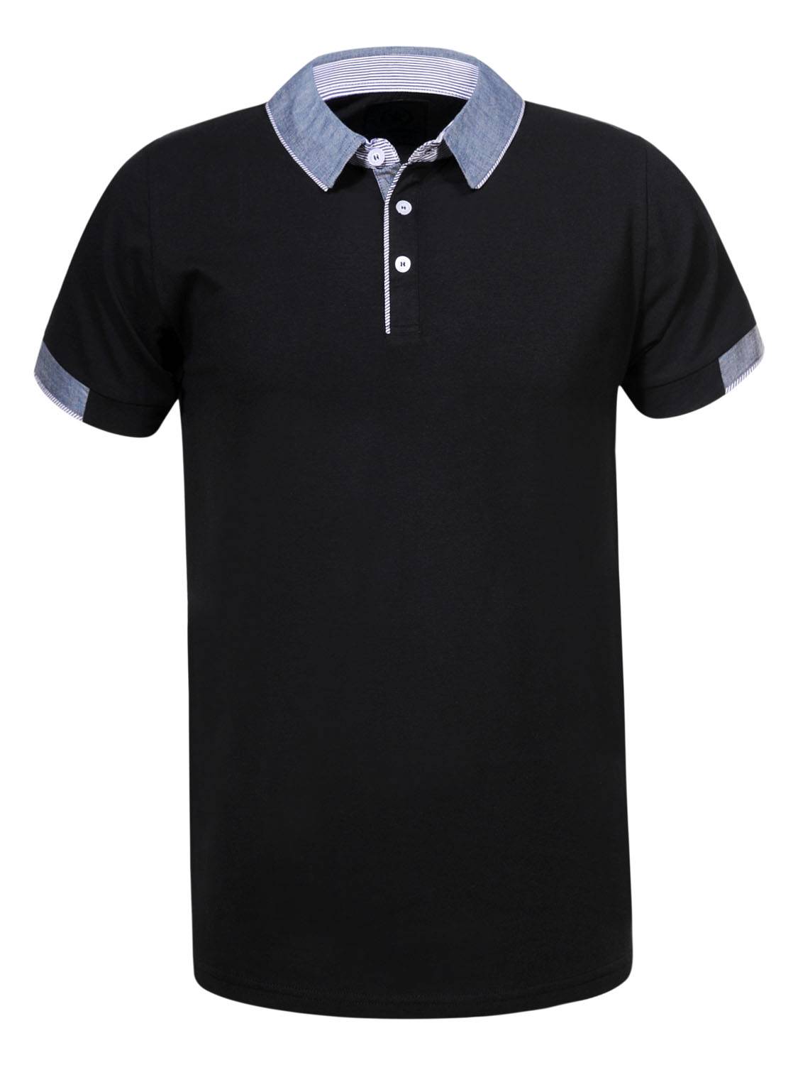 Plus size Men's Knitted Short Sleeve Polo Shirt
