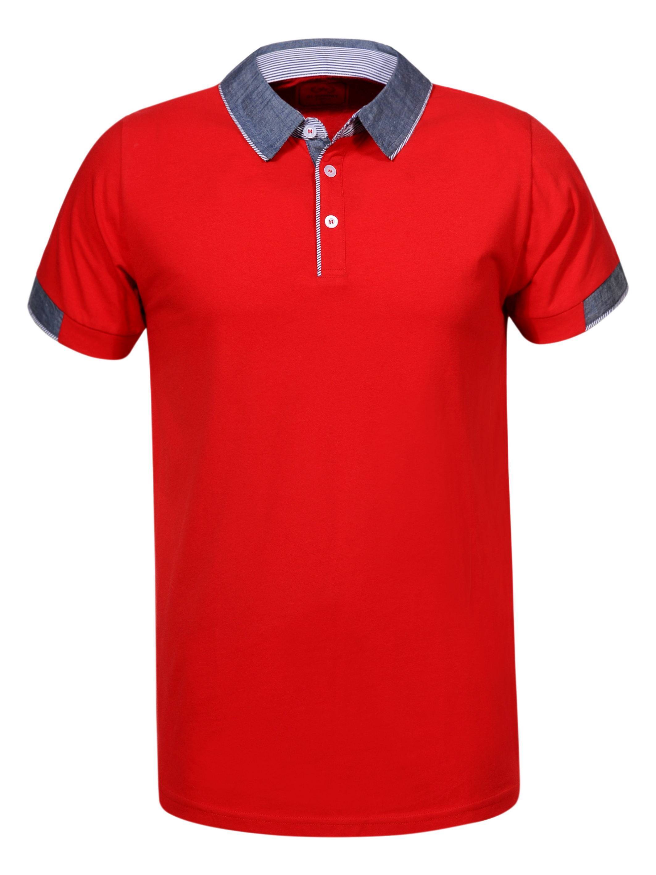 Plus size Men's Knitted Short Sleeve Polo Shirt
