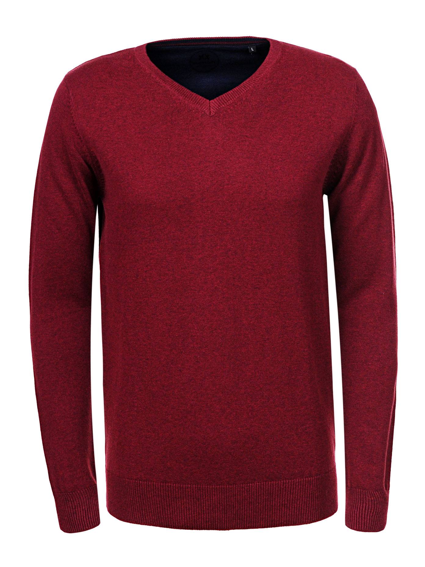 Plus size Men's Knitted Long Sleeve Sweater