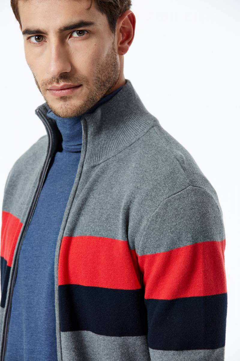 Men's Knitted Long Sleeve Sweater