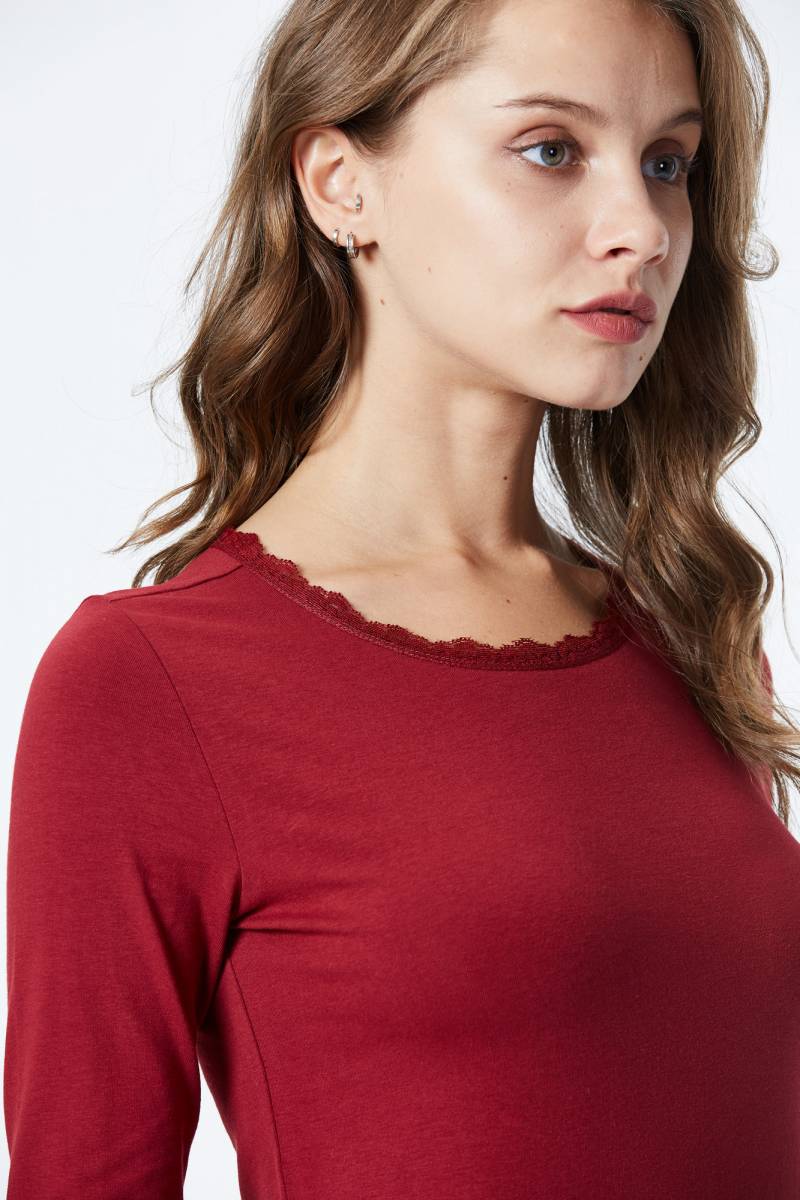 Women's Knitted Long Sleeve T-shirt