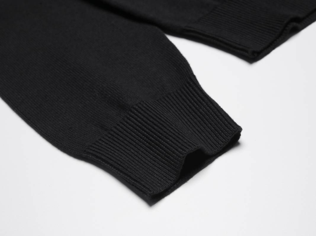 Men's knit sweater-Black