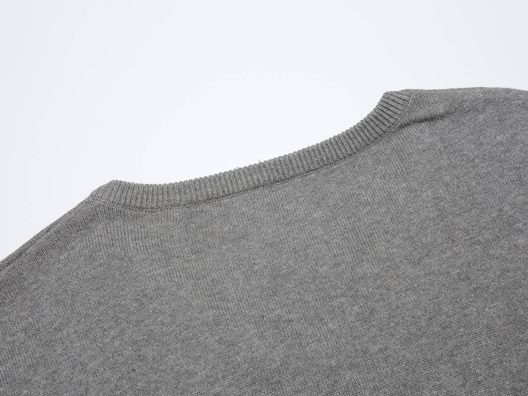 Men's knit sweater-Grey