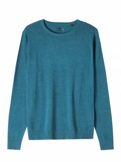Men's knit sweater-mel blue