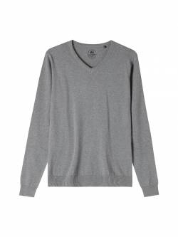 Men's knit sweater-hemp gray