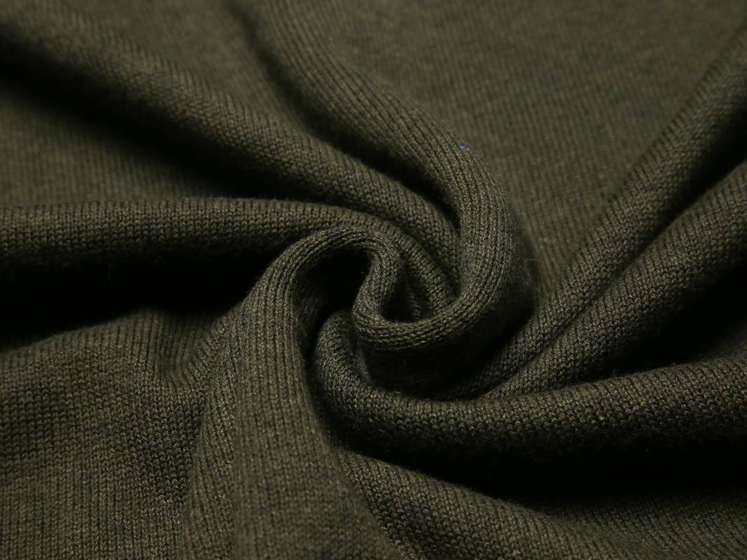Men's knit sweater-Grey green
