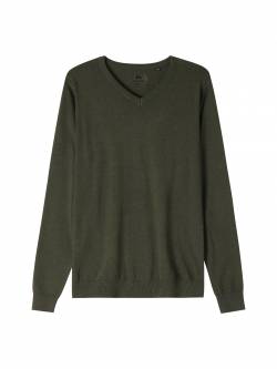 Men's knit sweater-Mel deep green