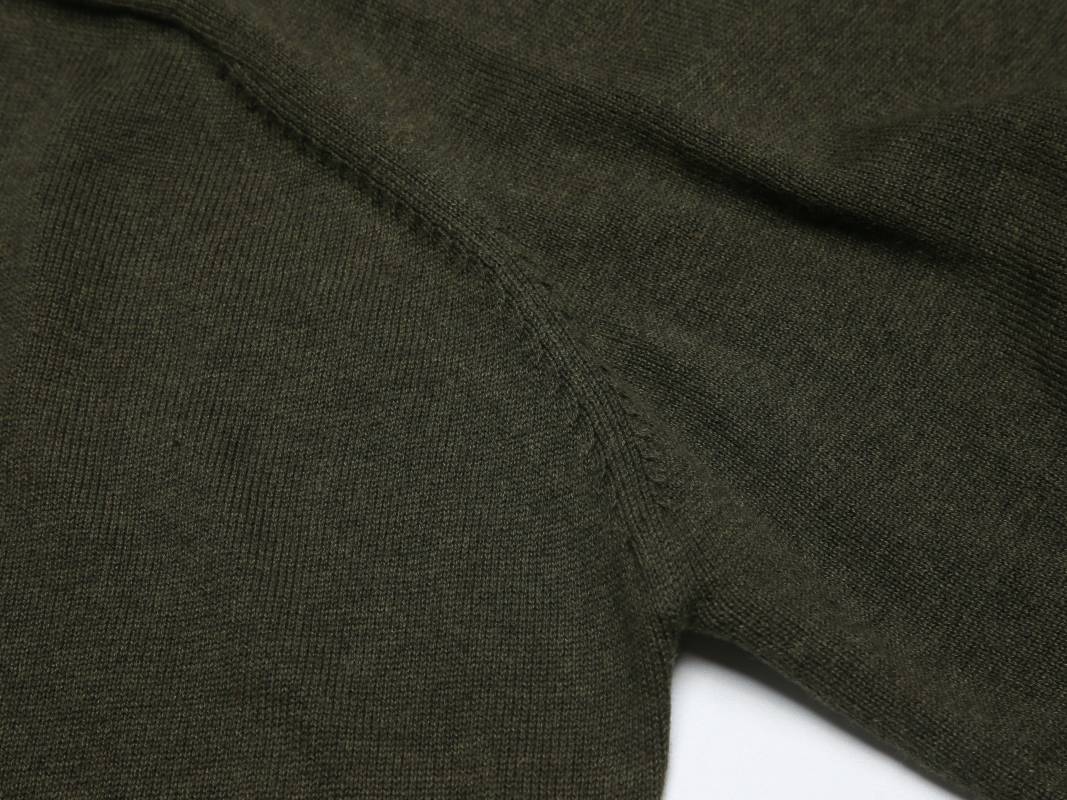 Men's knit sweater-Grey green