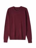 Men's knit sweater-d.hemp red