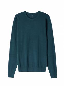 Men's knit sweaters-M. deep green
