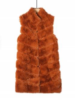 Women's faux fur vest