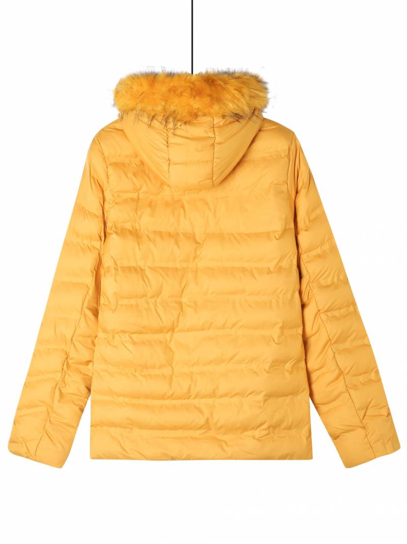 Women's puff jacket-yellow