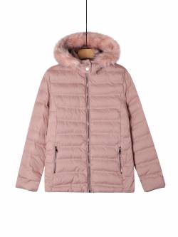 Women's puffer jacket-pink