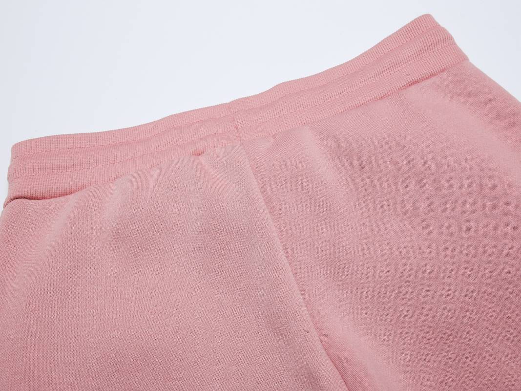 Women's knitted trousers-pink