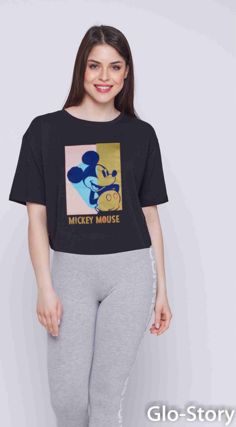 Women's T-shirts-Micky Mouse