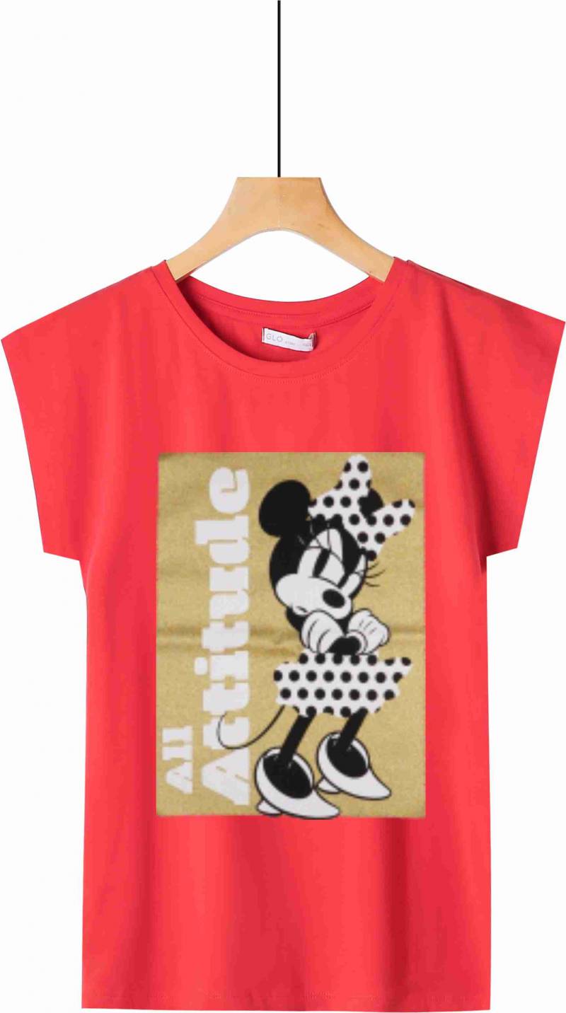 Women's T-shirts-Minnie Mouse