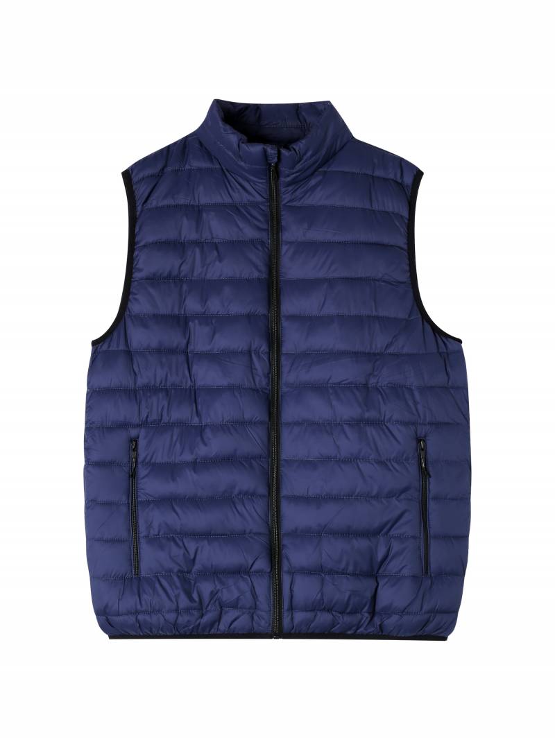Men's basic lightweight vest with hood