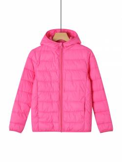 Girls' lightweight hooded jacket