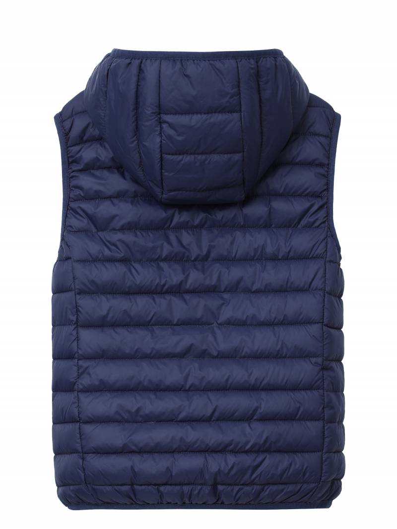 Boys' basci lightweight hooded vest-dark blue