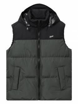 Men's hooded puffer vest
