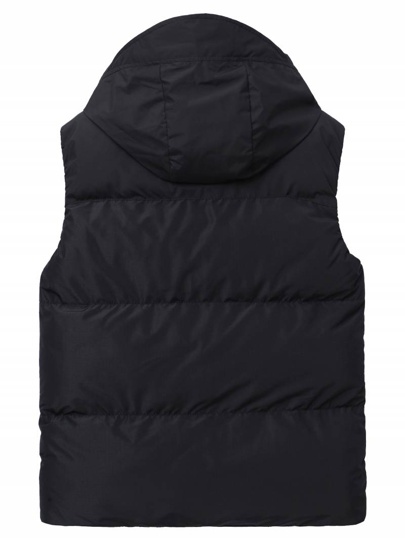 Boy's hooded puffer vest