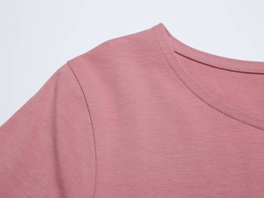 Women's long-sleeved knit T-shirts