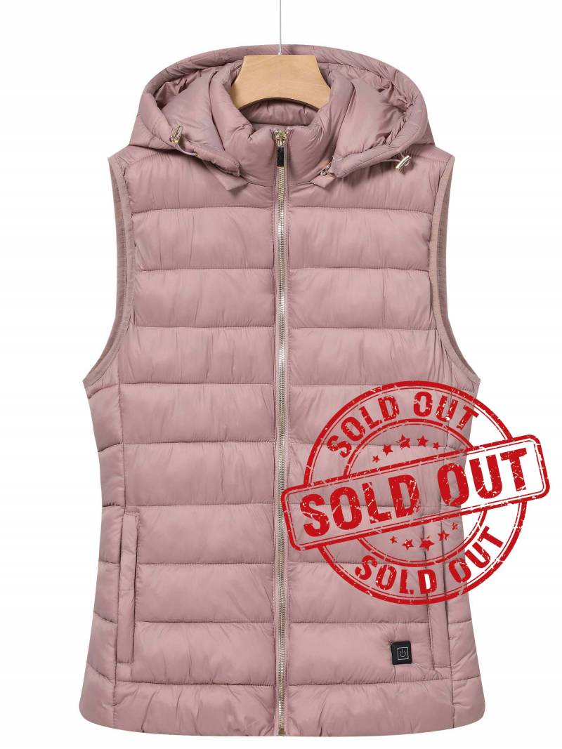Women lightweight heated technical padded vest