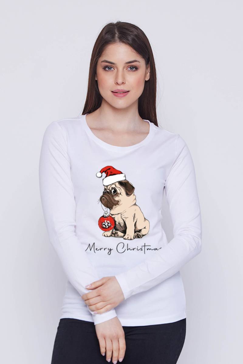 Women's Christmas long sleeve T-shirts