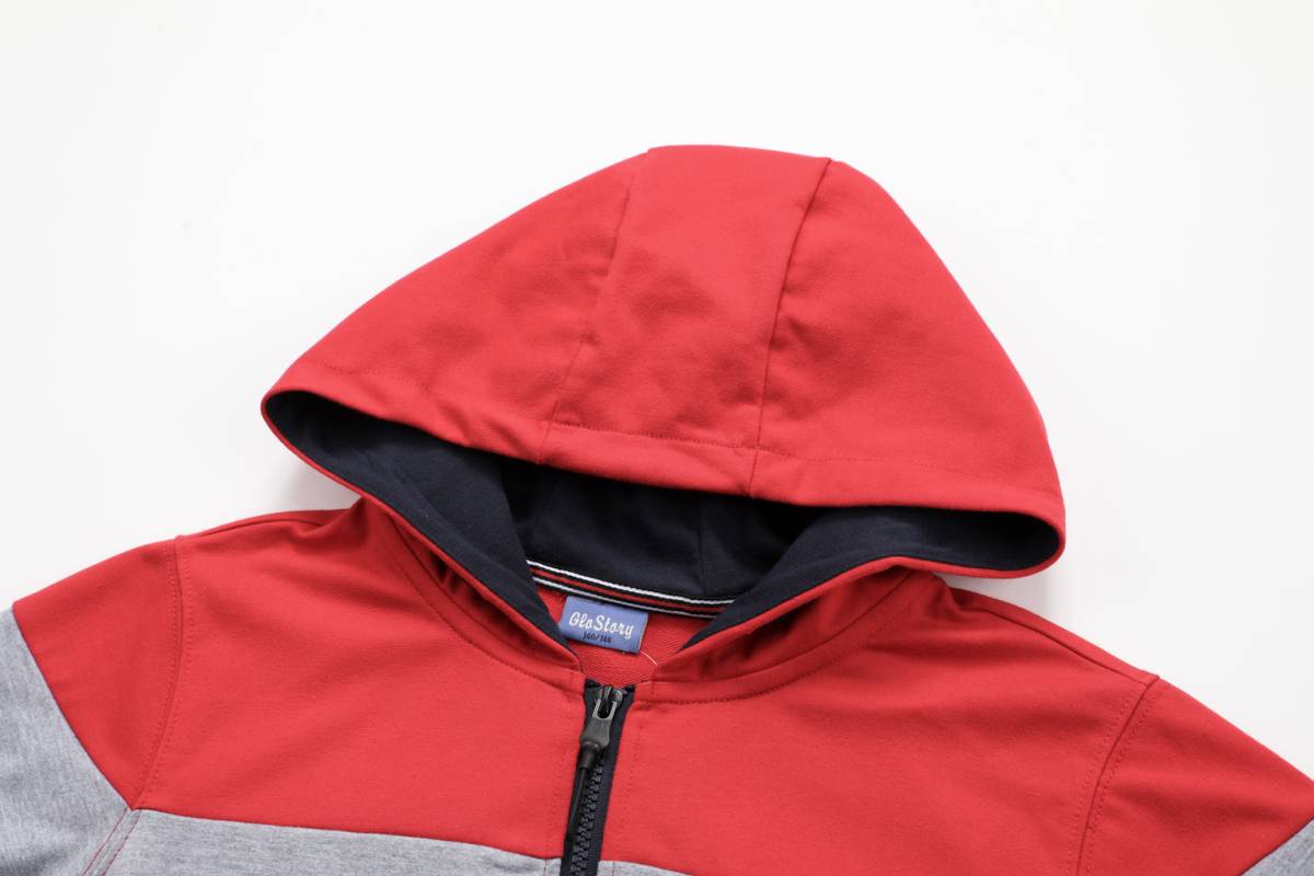 Boy's basic hoodie with zipper