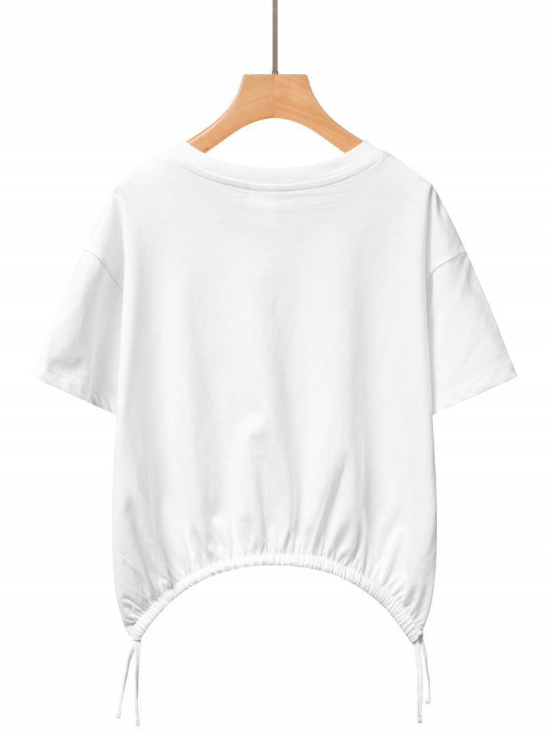 Girl's basic cotton T-shirts