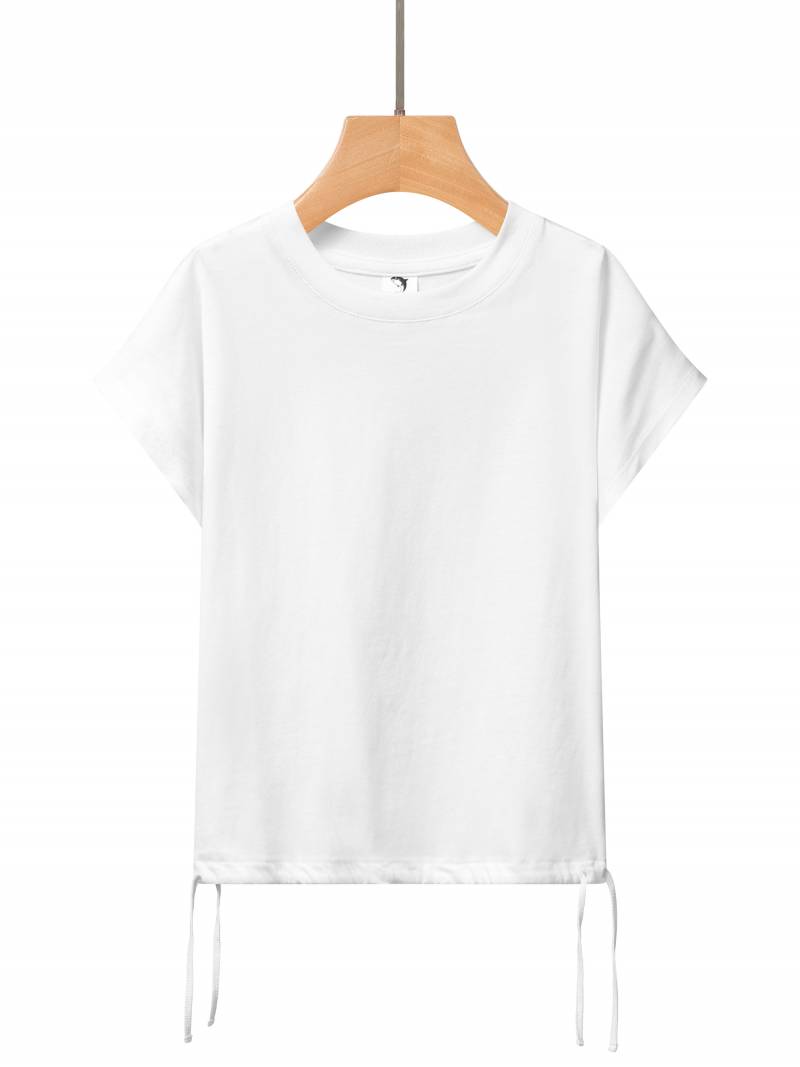 Girl's basic cotton T-shirts