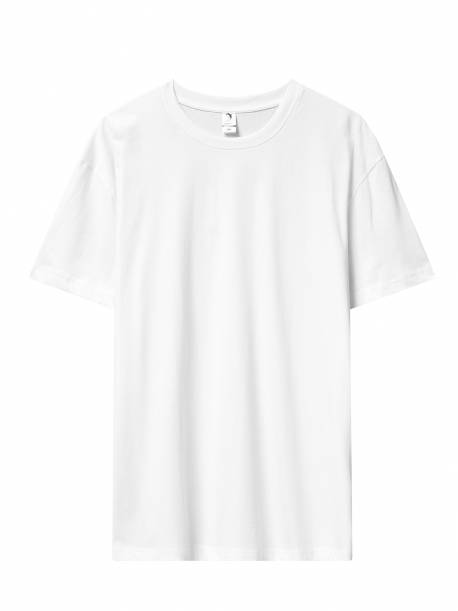 Plus size men's basic cotton T-shirts