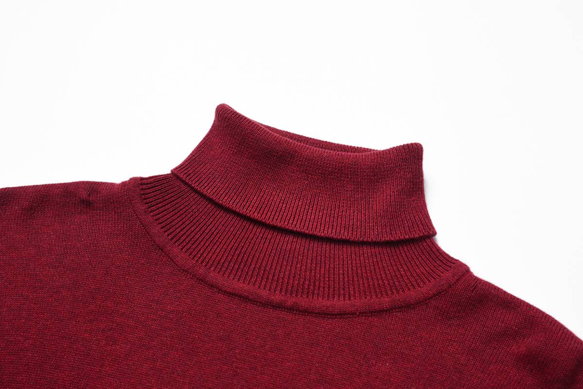 Men's basic turtleneck sweaters
