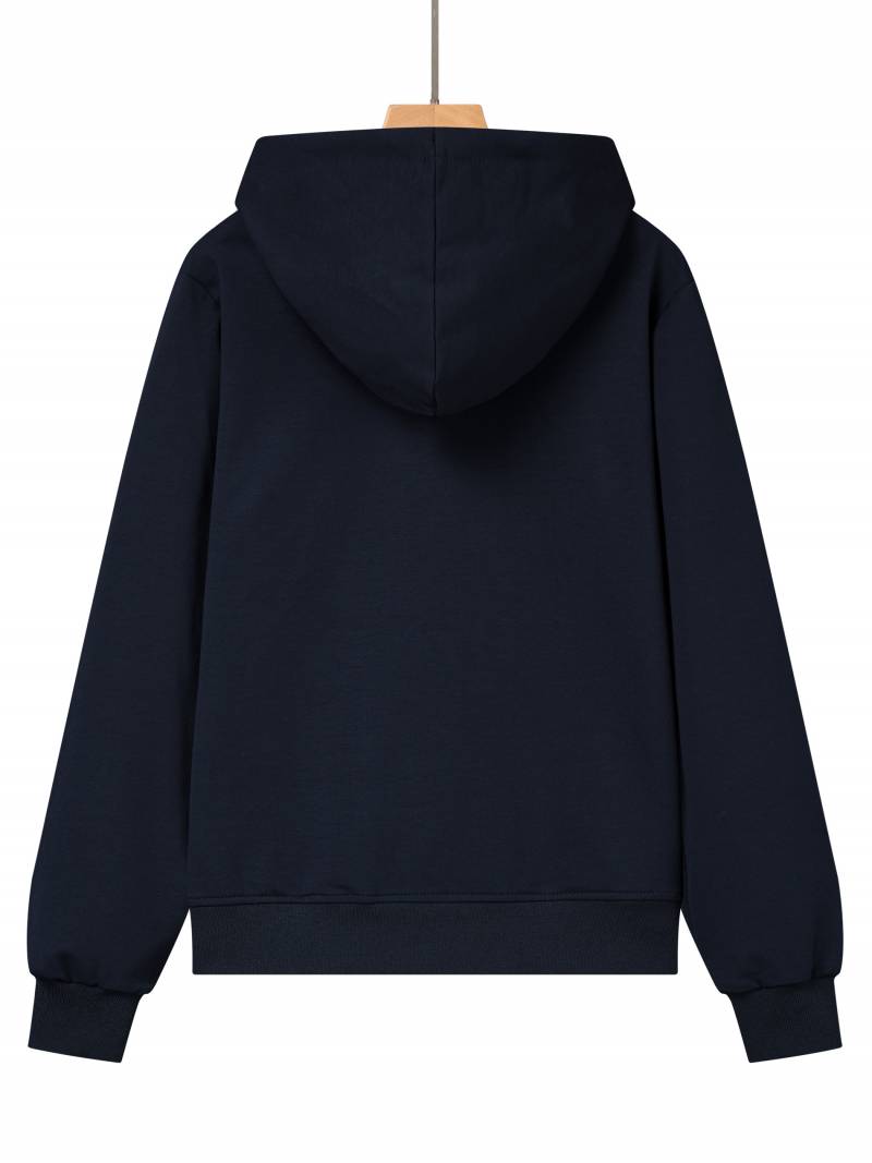 Women's knitted zip-up hoodies