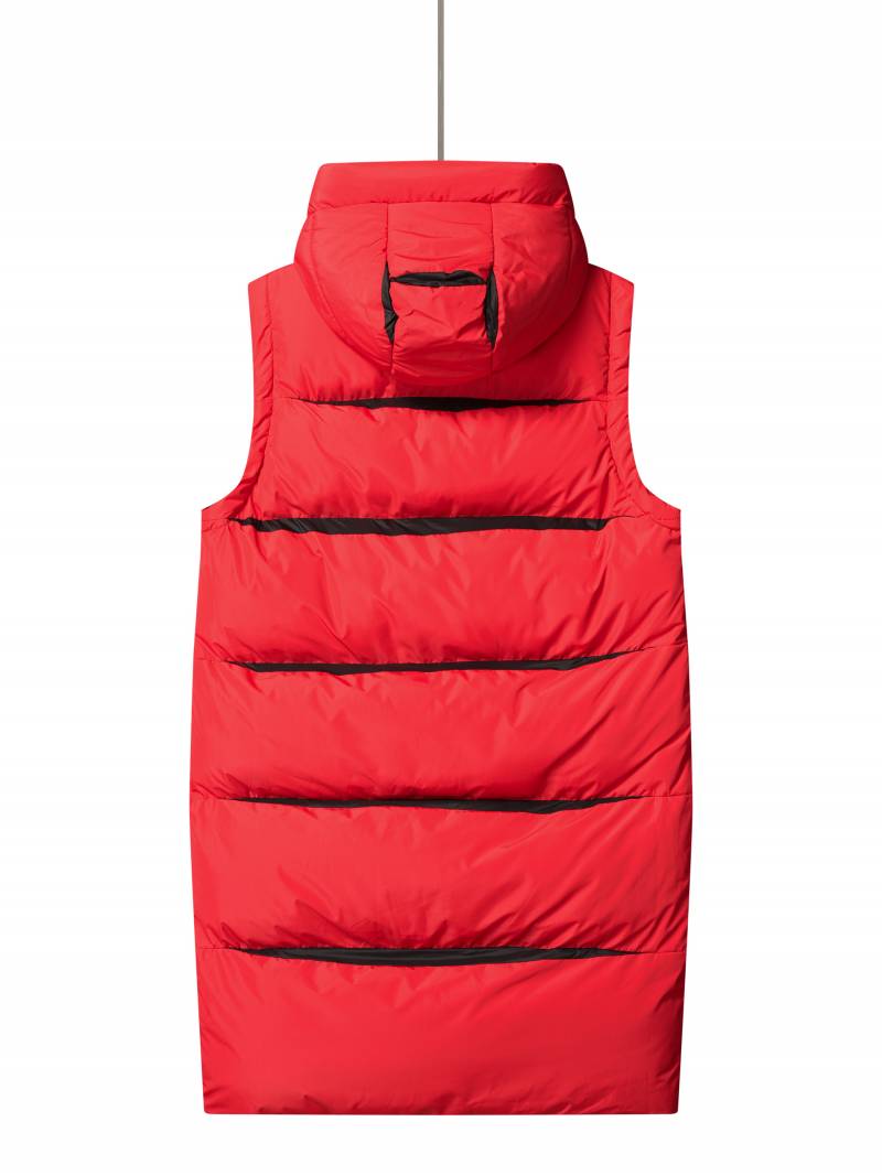 Women's long puffer vests