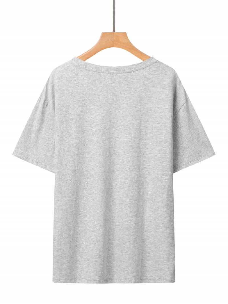 Plus size women's cotton T-shirts
