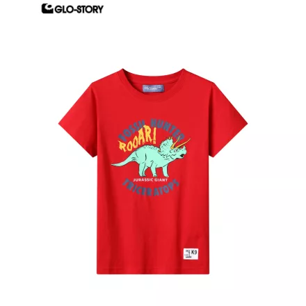 Boy's knitted short-sleeve T-shirt
