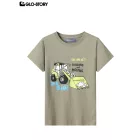 Boy's knitted short-sleeve T-shirt
