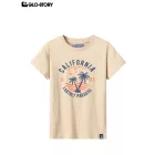 Boy's knitted short-sleeve T-shirt