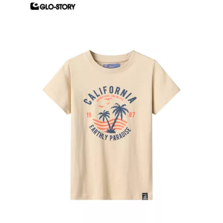 Boy's knitted short-sleeve T-shirt