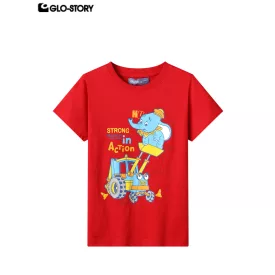 Boy's knitted short-sleeve T-shirt
