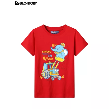 Boy's knitted short-sleeve T-shirt