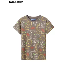 Boy's knitted short-sleeve T-shirt