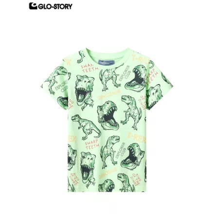 Boy's knitted short-sleeve T-shirt