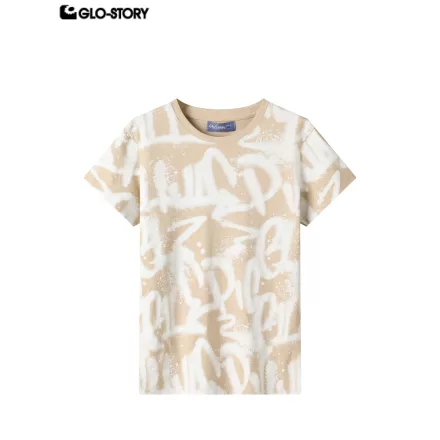 Boy's knitted short-sleeve T-shirt