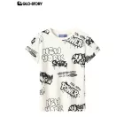Boy's knitted short-sleeve T-shirt